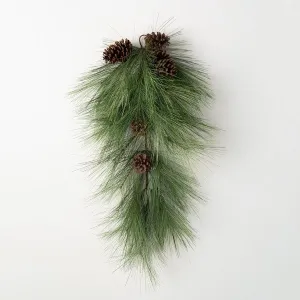 30" Long Pine and Pine Cone Swag