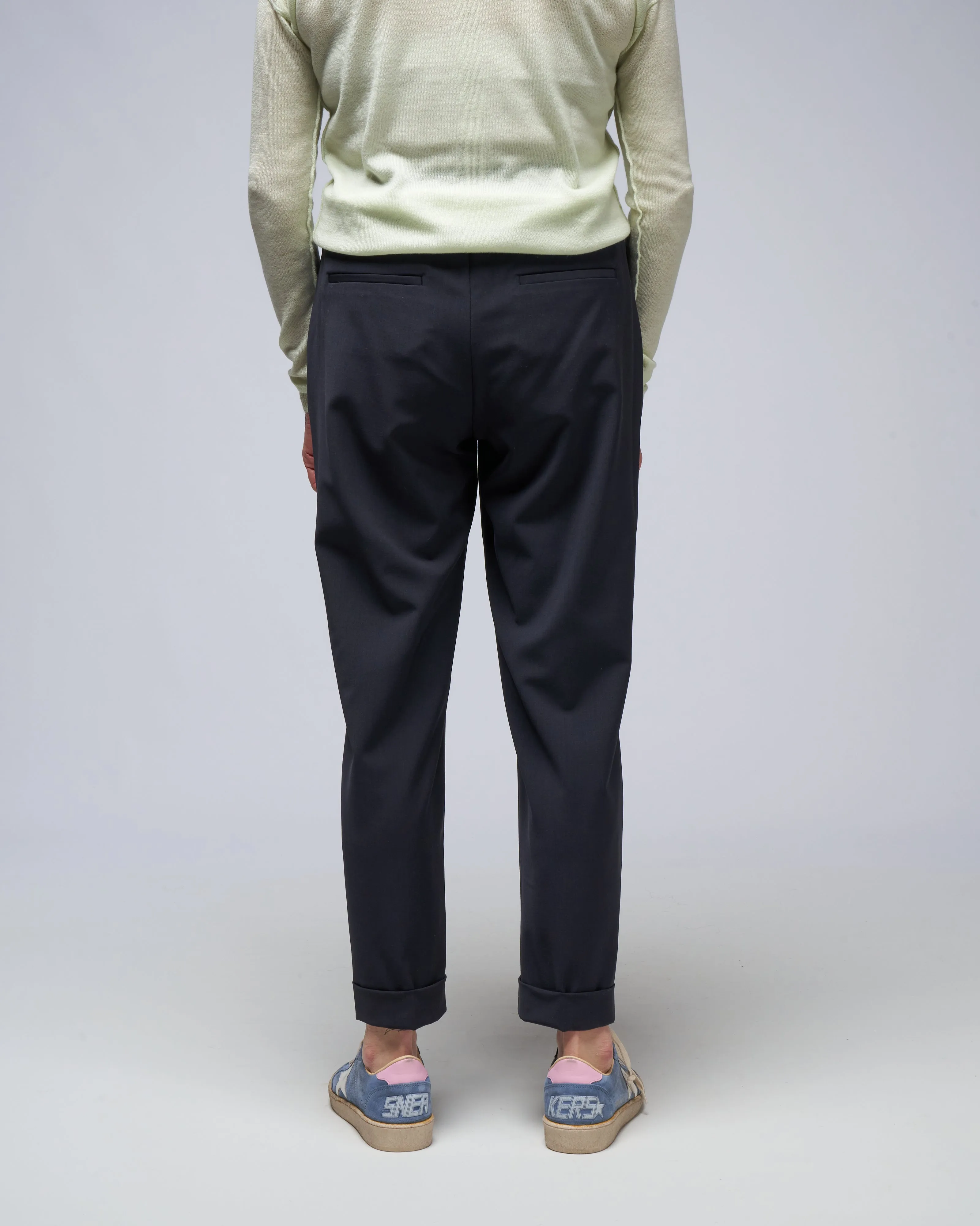 cool wool jogger - black cumin