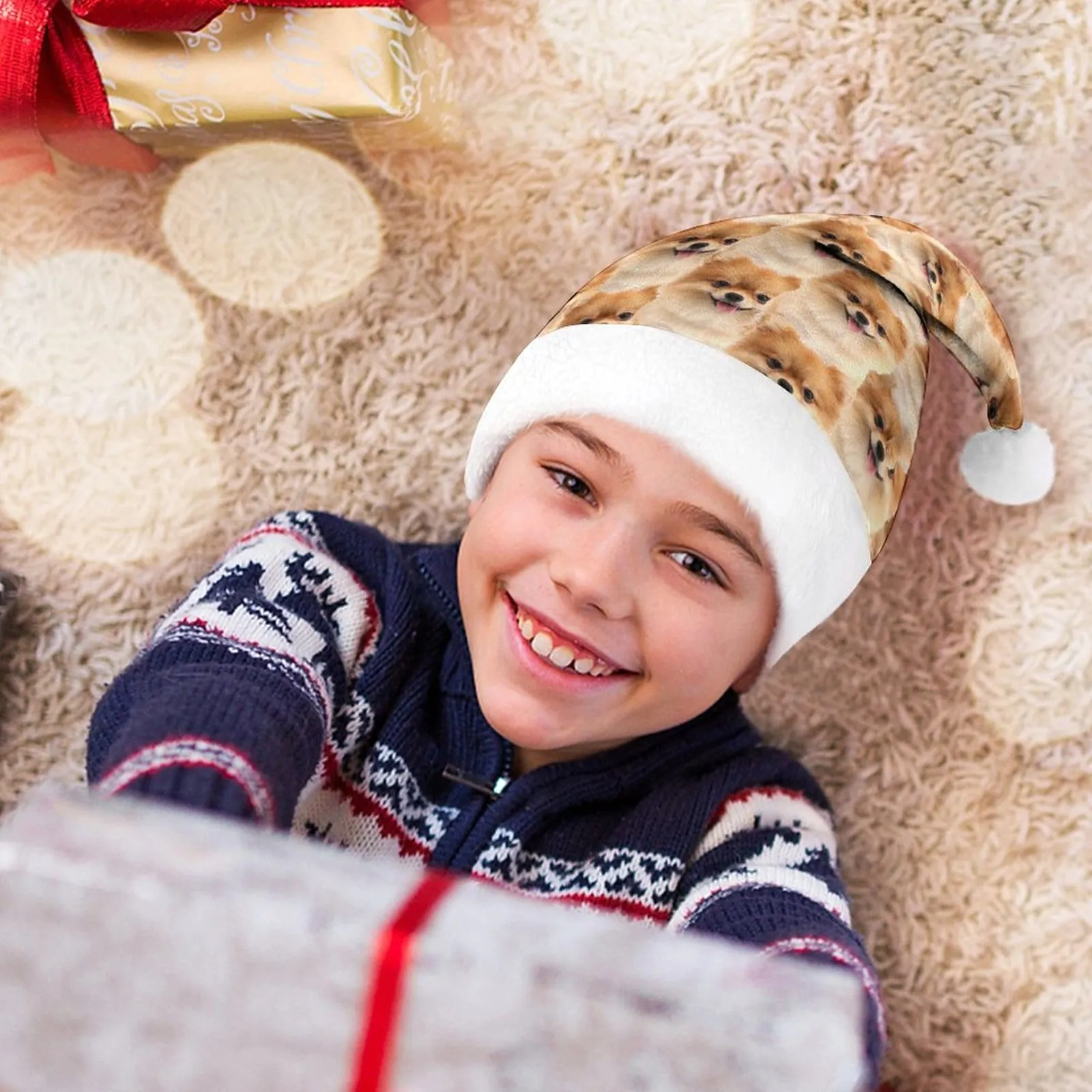 Custom Face Cute Pet Gift Christmas Hat