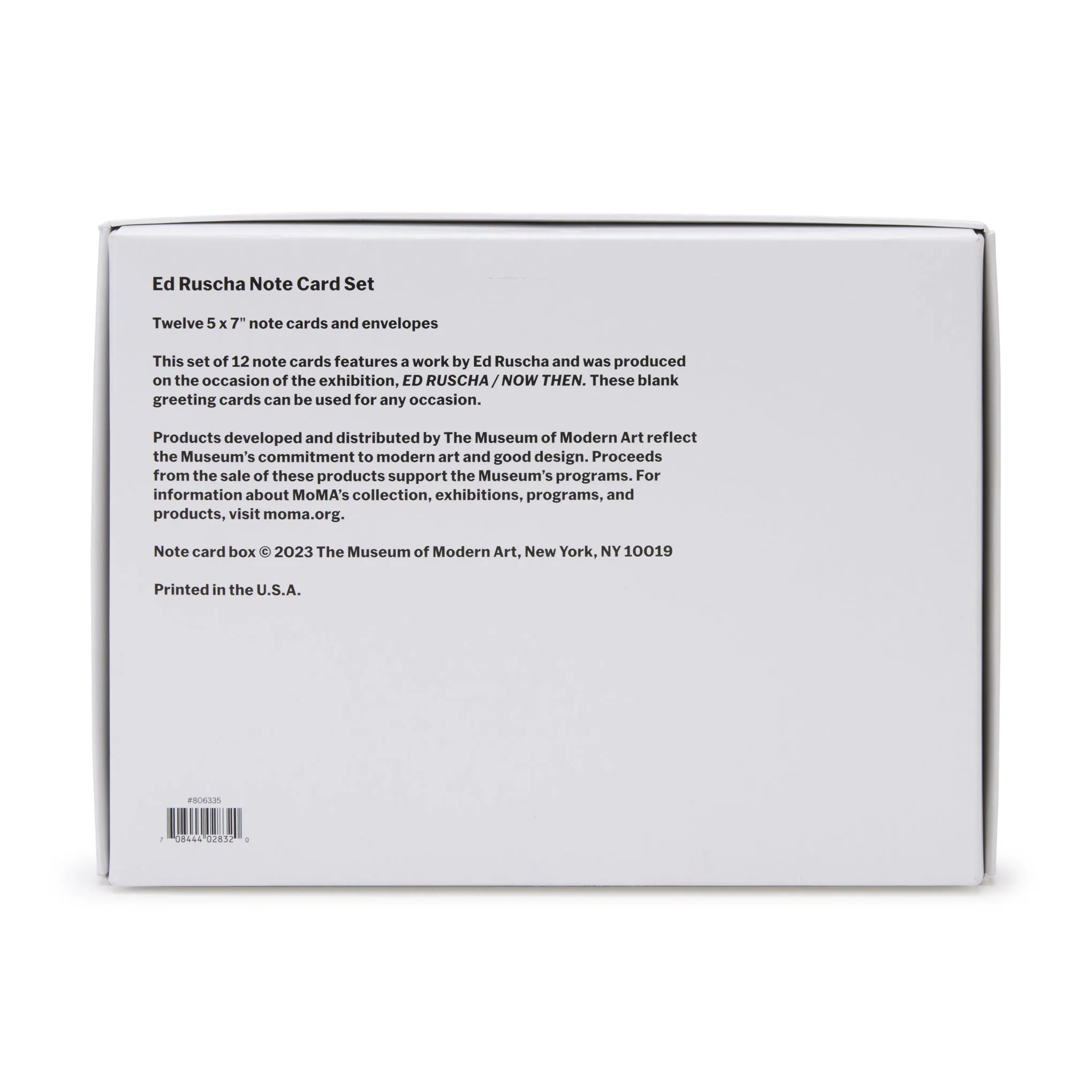 Ed Ruscha Note Cards - Set of 8