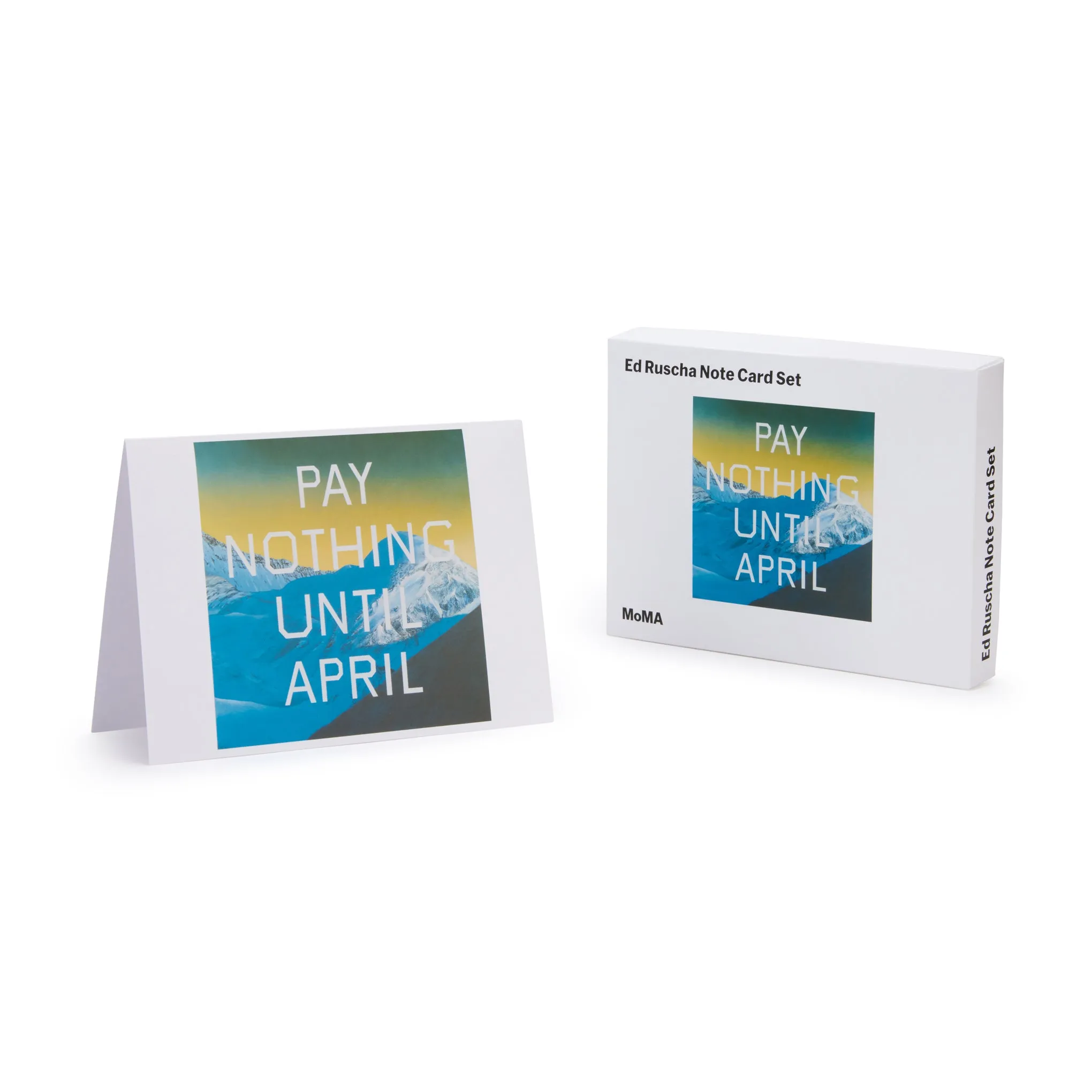 Ed Ruscha Note Cards - Set of 8