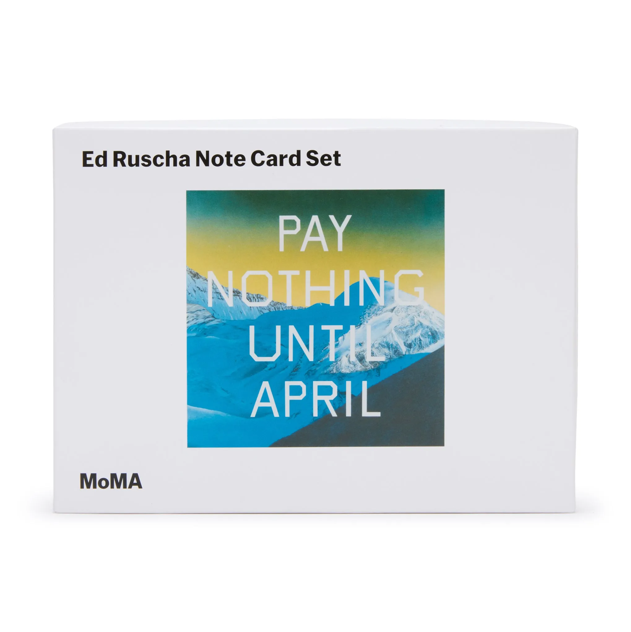 Ed Ruscha Note Cards - Set of 8