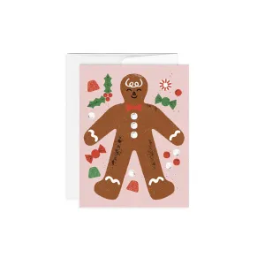 Gingerbread Cookie Greeting Card