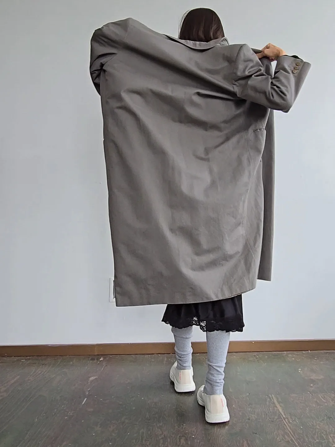 Giorgio Armani Collared Overcoat (L)