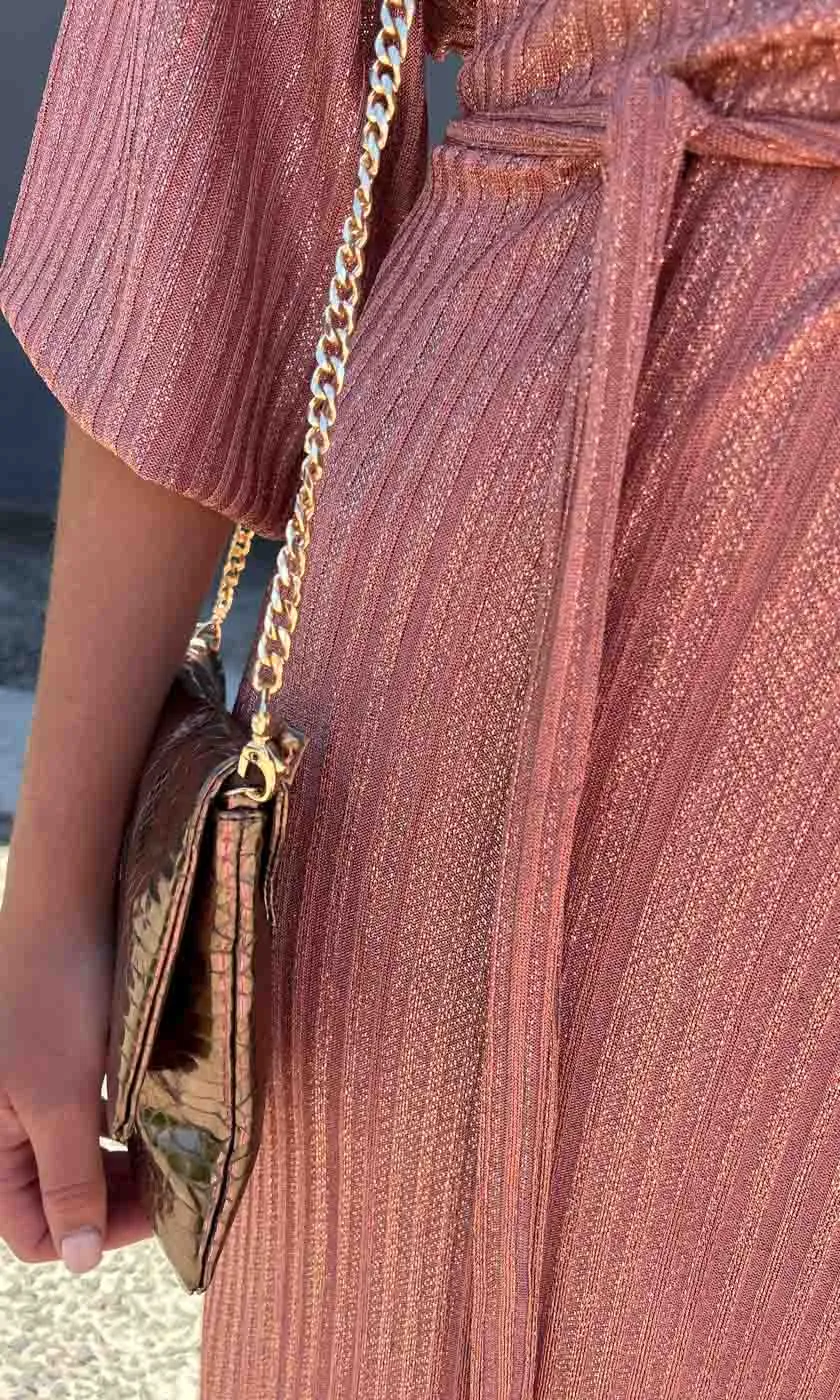 HOSS Rouge Knit Wrap Dress
