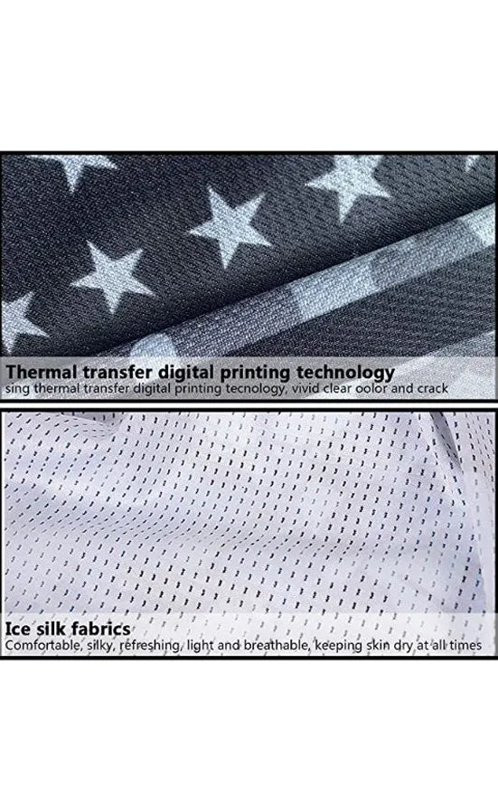 MSK05 Multiway American Flag Ear Loops Face Covering Mixed Pattern (12pcs/1pk)