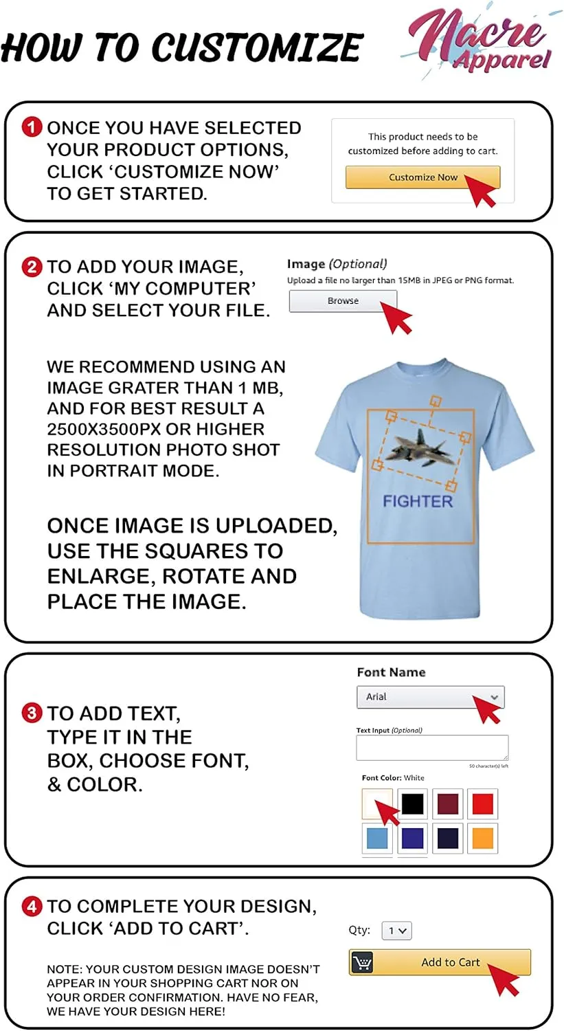 Personalized T-Shirts for Women Design Your Own Add Picture Photo Text Front Back Side Custom V Neck Shirts
