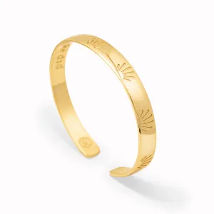SHE BELIEVED SHE COULD, SO SHE DID - ENGRAVED CUFF BRACELET