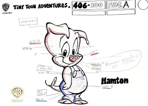 Tiny Toons Original Production Color Call Out: Hamton J. Pig